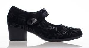 LIBRA-BLACK GRAFFITI LEATHER-women-Traffic Footwear