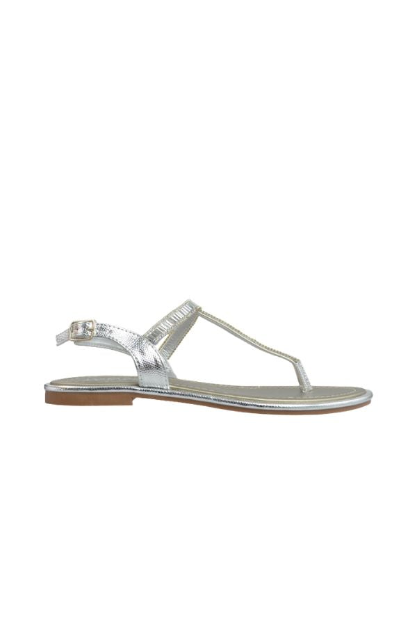 ABBEY SILVER SANDALS
