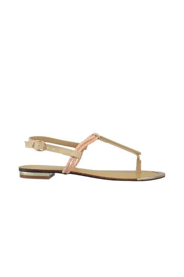AQUAL BEIGE SANDALS