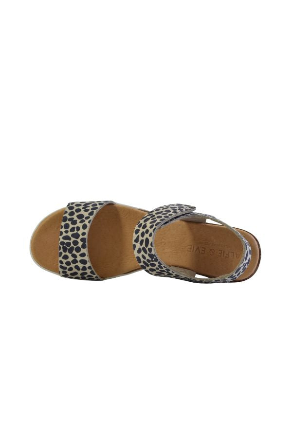 EMMANUEL BROWN ANIMAL PRINTED LEATHER