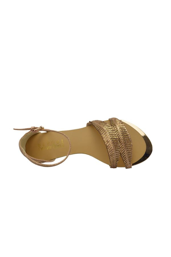 FERN ROSE GOLD SANDALS