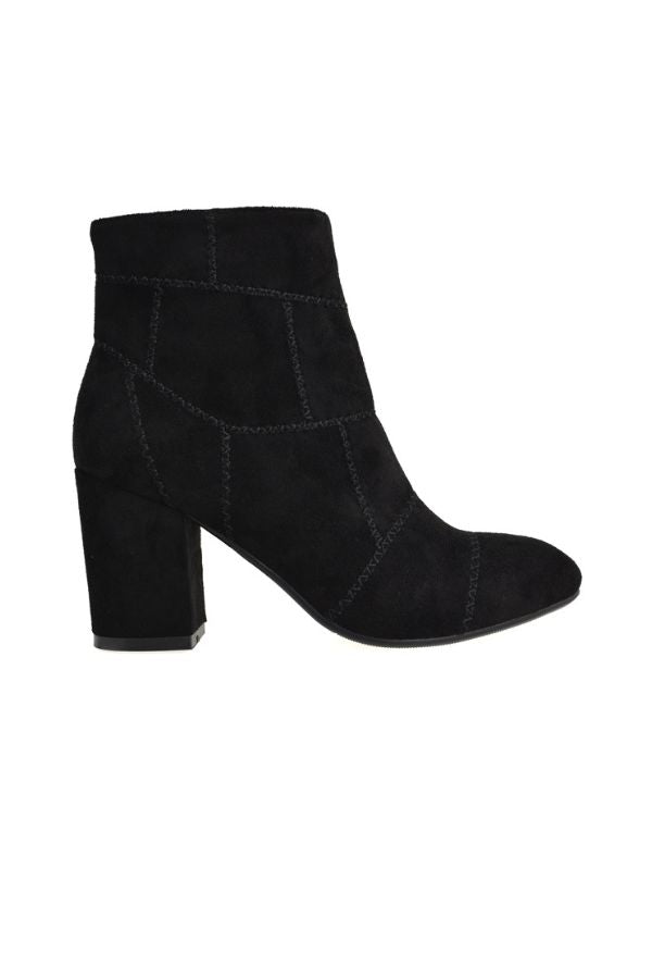 KARLIS-BLACK FAUX SUEDE