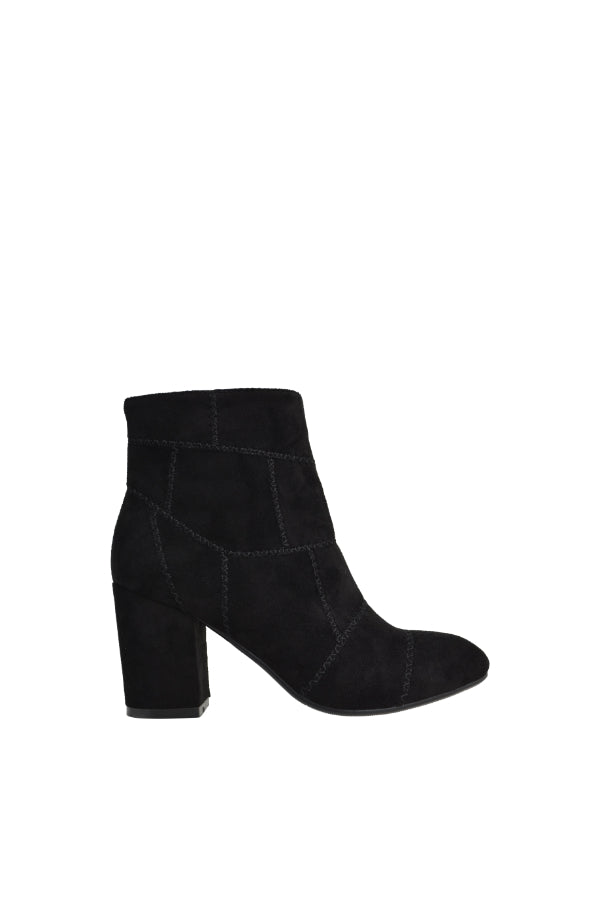 KARLIS-BLACK FAUX SUEDE
