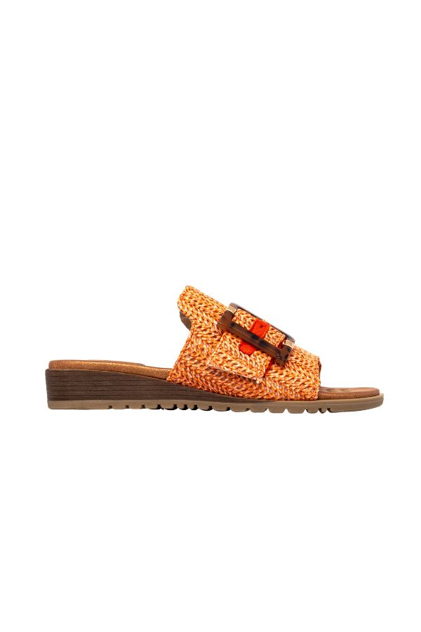 MIVARI ORANGE RAFFIA