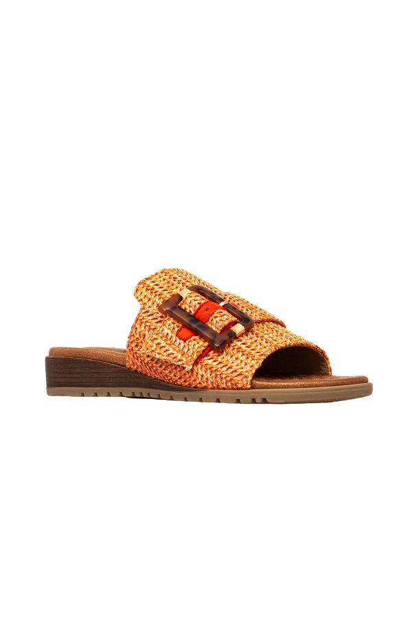 MIVARI ORANGE RAFFIA