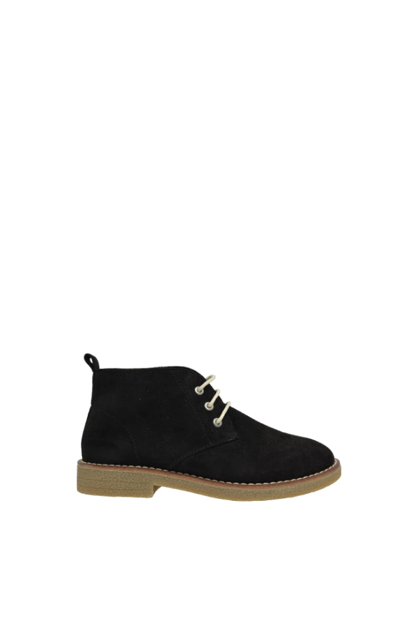 WENDY-BLACK FAUX SUEDE
