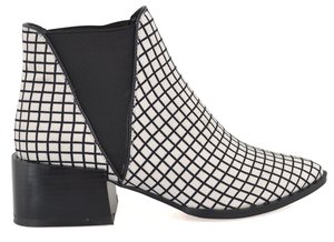 LEJAY-BLACK WHITE CHECK-women-Traffic Footwear