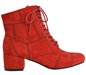 GNACK-RED FAUX SUEDE