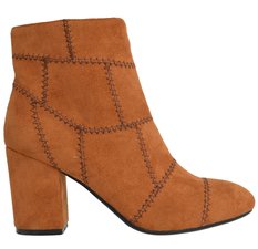 KARLIS-RUST BROWN FAUX SUEDE-boots-Traffic Footwear