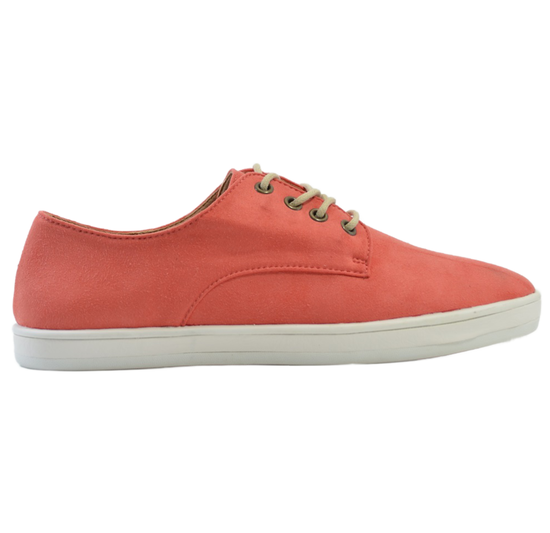 CALISSA-CORAL FAUX SUEDE